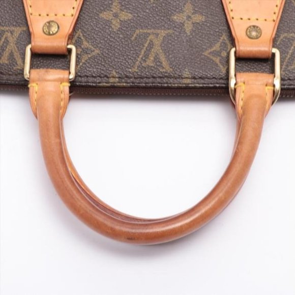 Louis Vuitton Alma W Pm W Lock Brown Monogram Canvas Tote - Picture 9 of 11